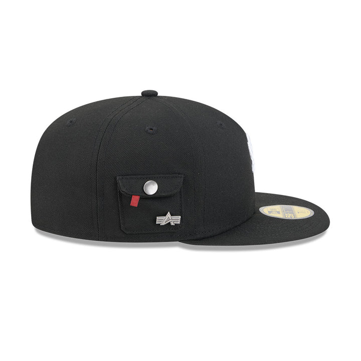 หมวกแก๊ป New Era รุ่น Chicago White Sox Alpha Industrial Black 59Fifty Cap