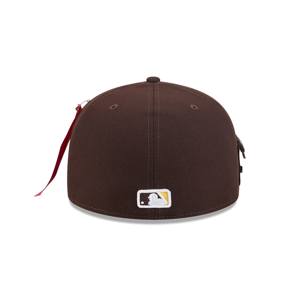 หมวกแก๊ป New Era รุ่น San Diego Padres Alpha Industrial Brown 59Fifty Cap
