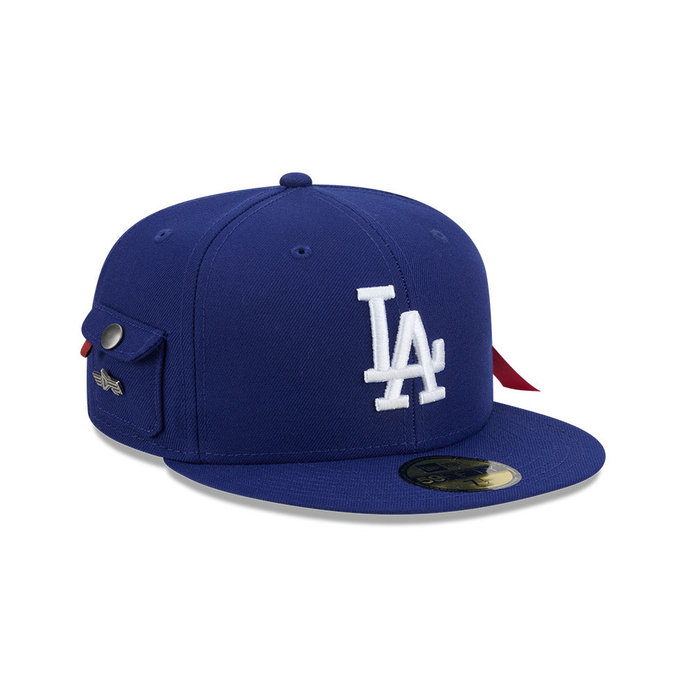 หมวกแก๊ป New Era รุ่น Los Angeles Dodgers Alpha Industrial Dark Royal 59Fifty Cap