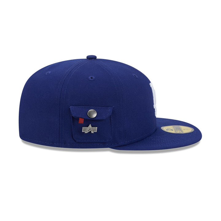 หมวกแก๊ป New Era รุ่น Los Angeles Dodgers Alpha Industrial Dark Royal 59Fifty Cap