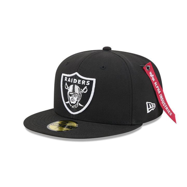 หมวกแก๊ป New Era รุ่น Las Vegas Raiders Alpha Industrial Black 59Fifty Cap