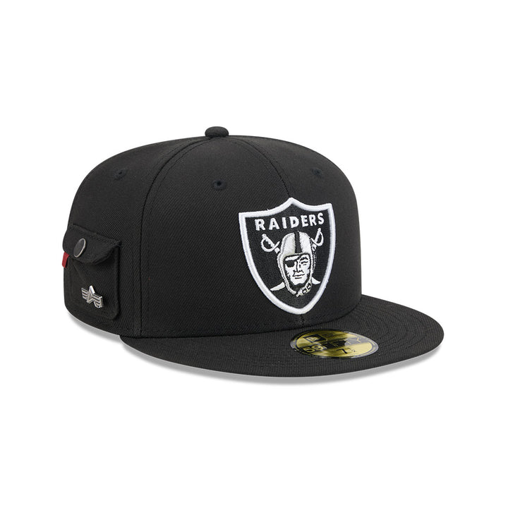 หมวกแก๊ป New Era รุ่น Las Vegas Raiders Alpha Industrial Black 59Fifty Cap