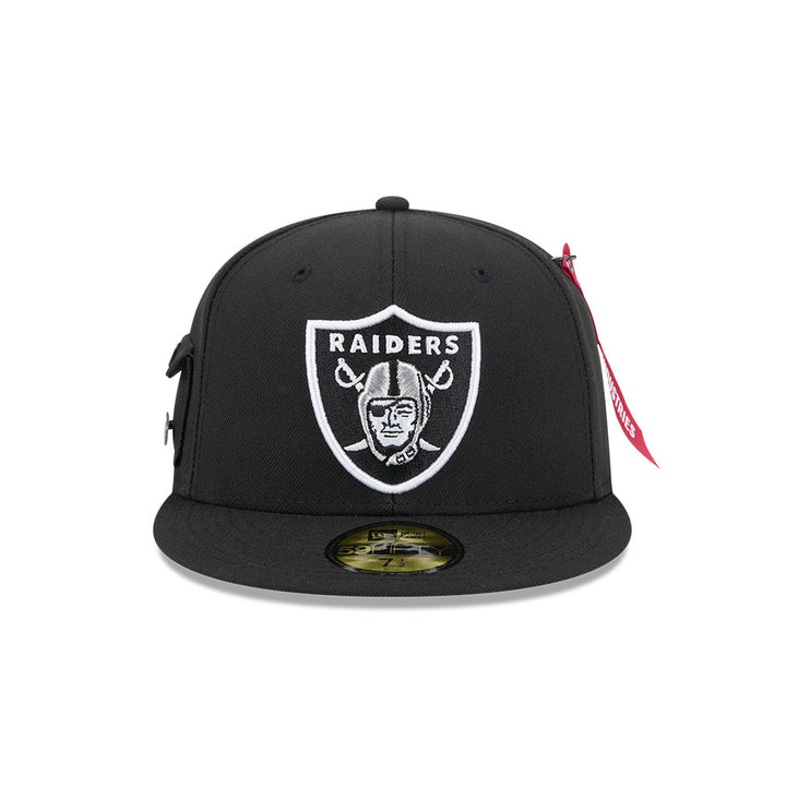 หมวกแก๊ป New Era รุ่น Las Vegas Raiders Alpha Industrial Black 59Fifty Cap