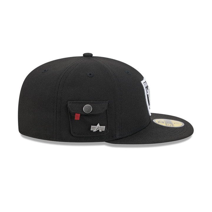 หมวกแก๊ป New Era รุ่น Las Vegas Raiders Alpha Industrial Black 59Fifty Cap
