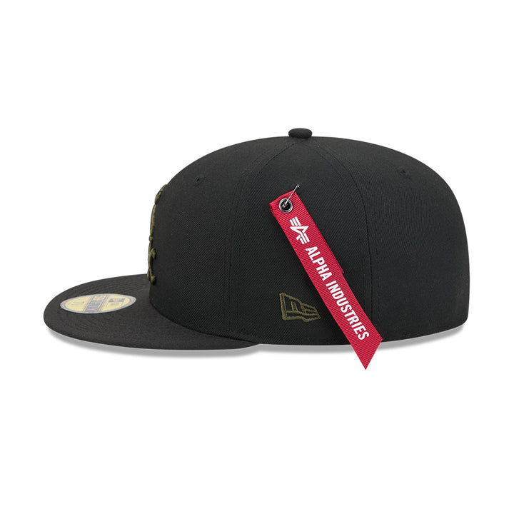 หมวกแก๊ป New Era รุ่น Chicago White Sox Alpha Industrial Black 59Fifty Cap