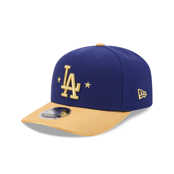 หมวกแก๊ป New Era รุ่น Los Angeles Dodgers MLB Gold Navy 9Seventy Stretch Snap Cap