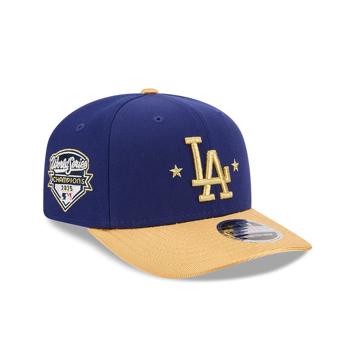หมวกแก๊ป New Era รุ่น Los Angeles Dodgers MLB Gold Navy 9Seventy Stretch Snap Cap