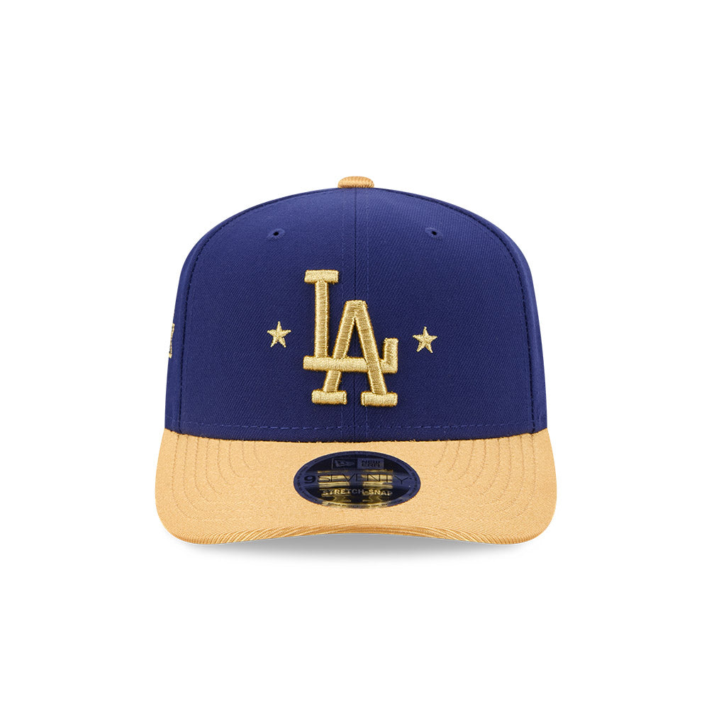 หมวกแก๊ป New Era รุ่น Los Angeles Dodgers MLB Gold Navy 9Seventy Stretch Snap Cap