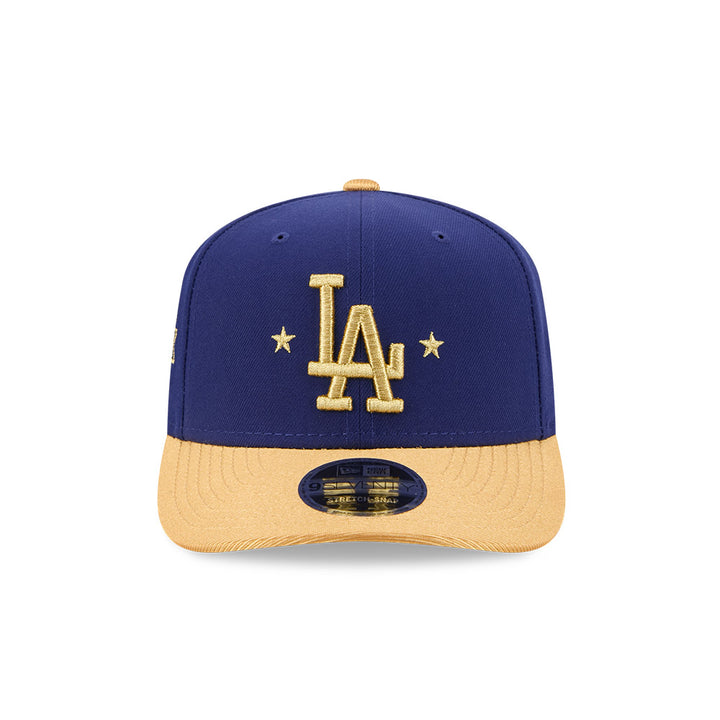 หมวกแก๊ป New Era รุ่น Los Angeles Dodgers MLB Gold Navy 9Seventy Stretch Snap Cap