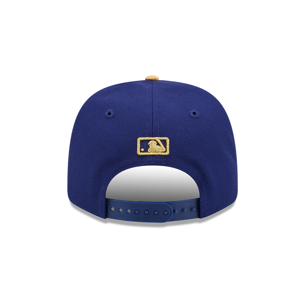 หมวกแก๊ป New Era รุ่น Los Angeles Dodgers MLB Gold Navy 9Seventy Stretch Snap Cap