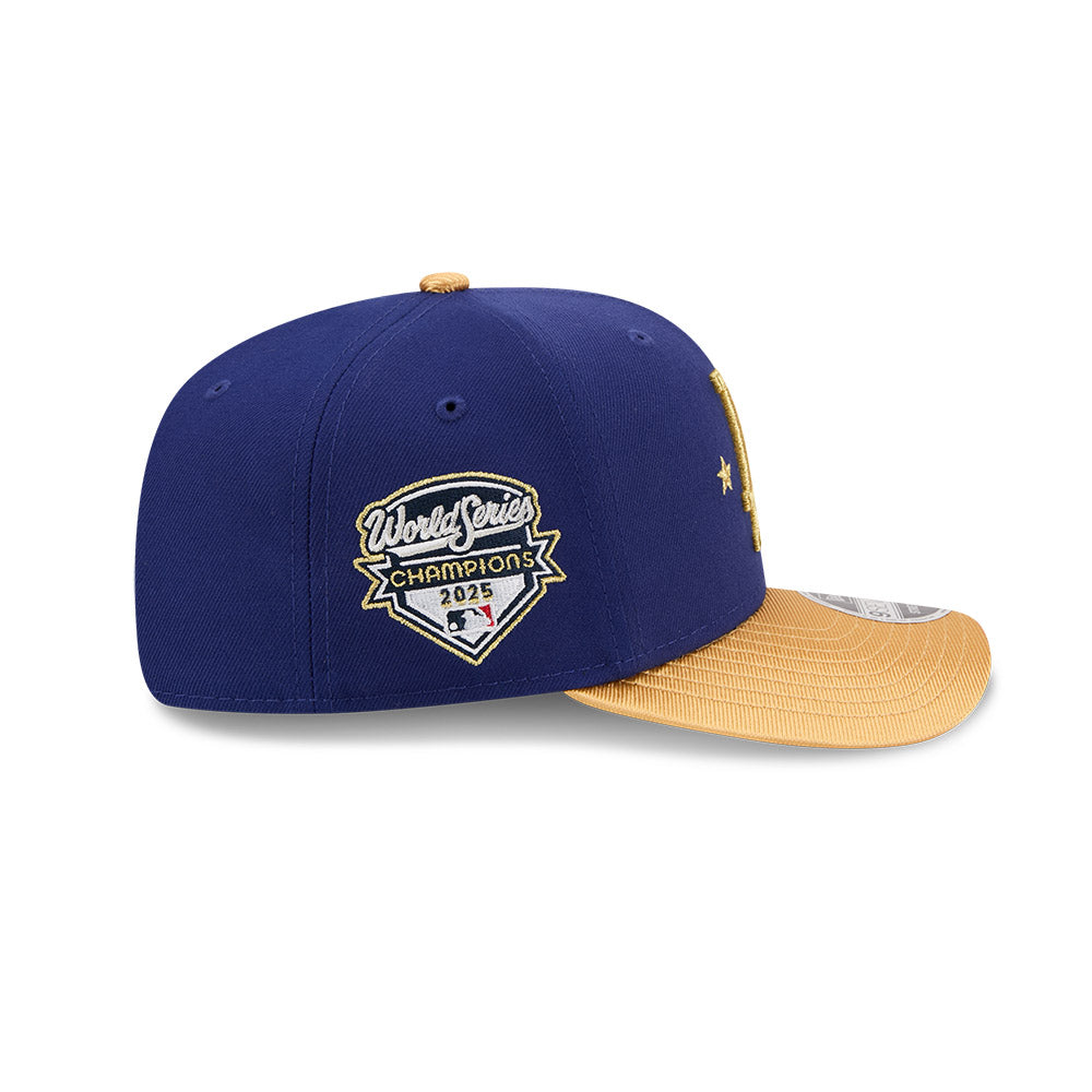 หมวกแก๊ป New Era รุ่น Los Angeles Dodgers MLB Gold Navy 9Seventy Stretch Snap Cap