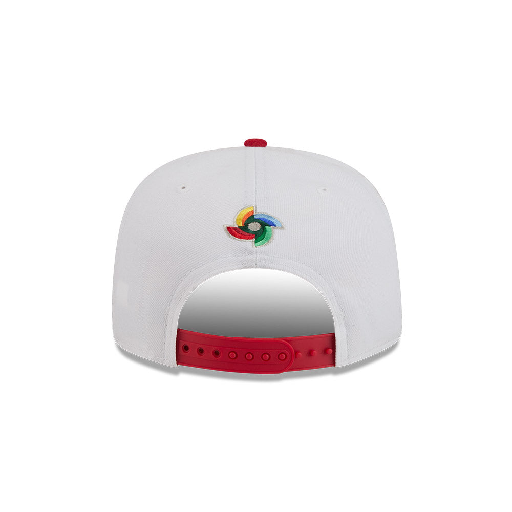 New Era หมวกรุ่น World Baseball Classic Japan White And Red 9Fifty A-Frame Cap