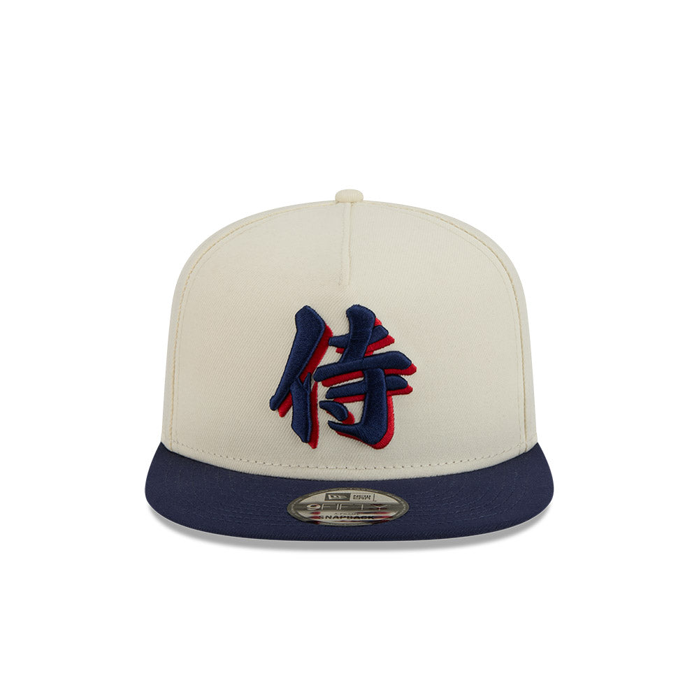 New Era หมวกรุ่น World Baseball Classic Japan Chrome White/ Navy 9Fifty A-Frame Cap