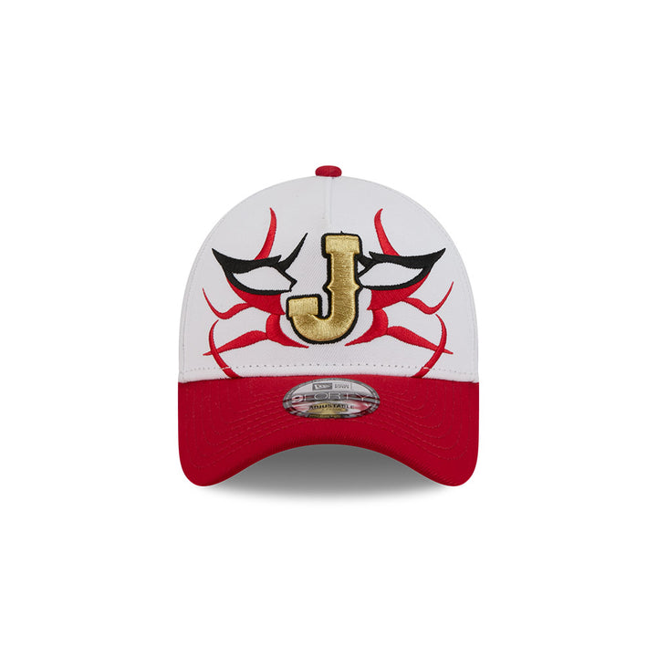 New Era หมวกรุ่น World Baseball Classic Japan Red Kumadori 2-Tone Red Visor White 9Forty A-Frame Cap