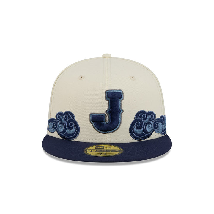 New Era หมวกรุ่น World Baseball Classic Japan Chrome White And Navy 59Fifty Cap