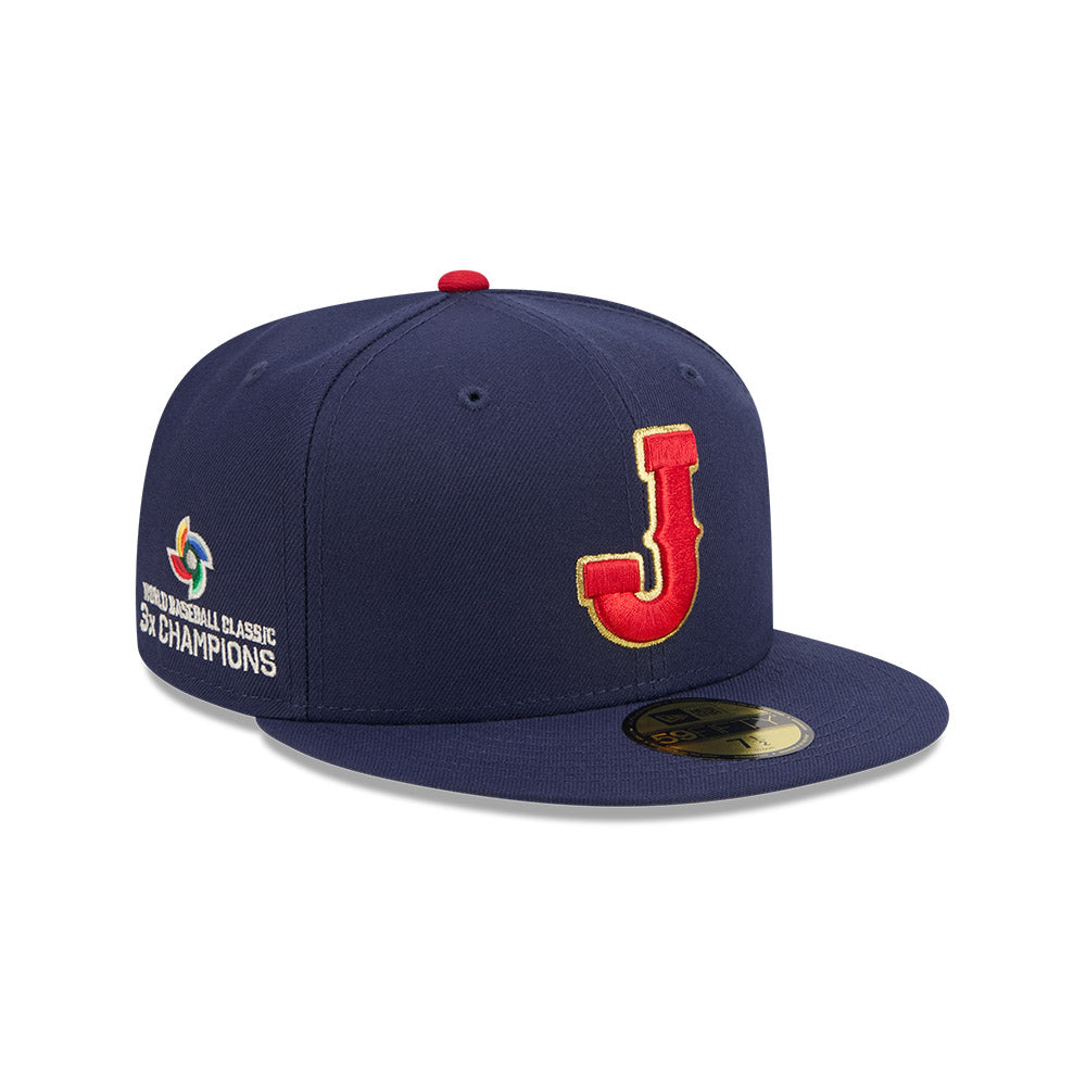 New Era หมวกรุ่น World Baseball Classic Japan White And Red 59Fifty Cap