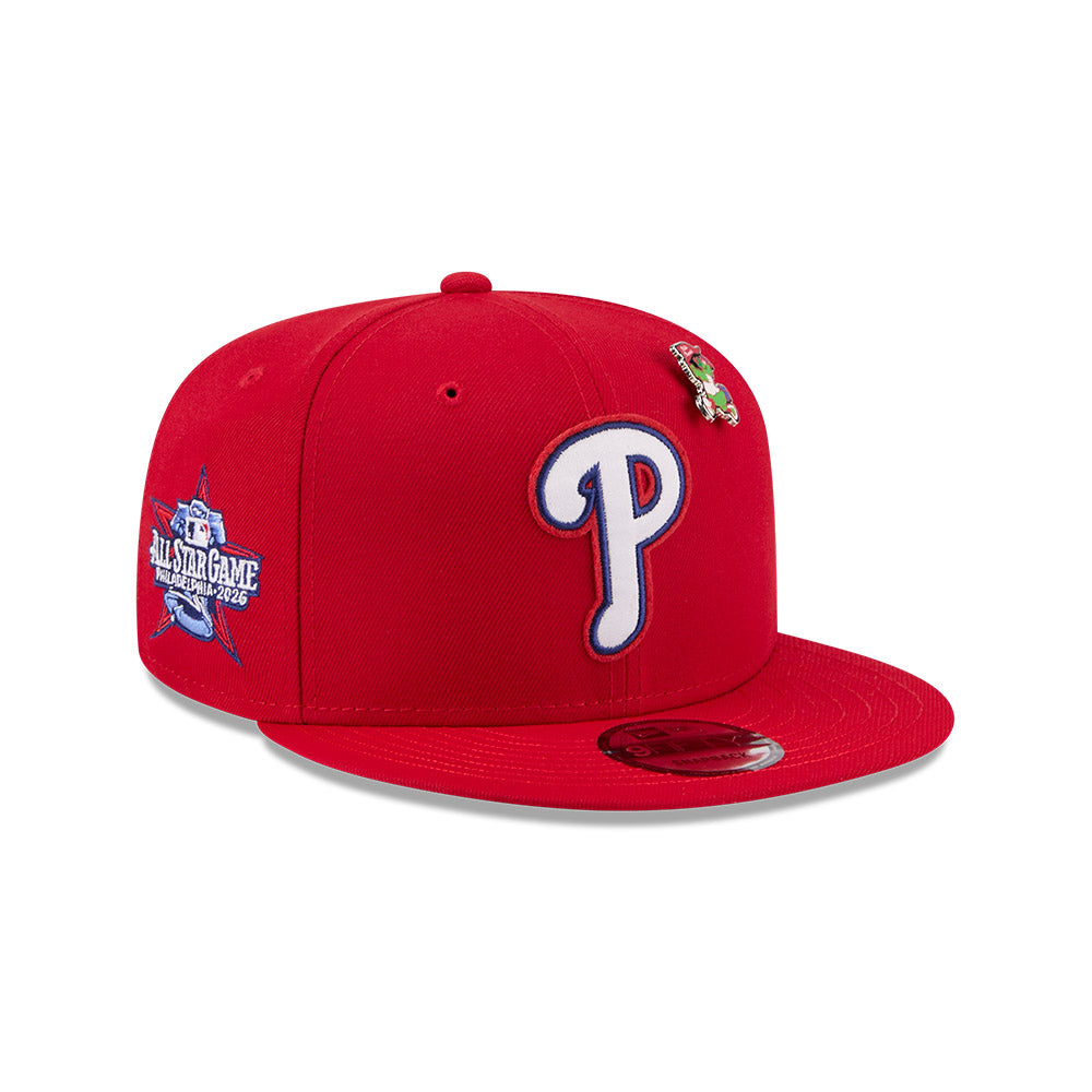 หมวกแก๊ป New Era รุ่น Philadelphia Phillies MLB All Star Game Fan Pack Visor Blue Tint Red 9Fifty Cap