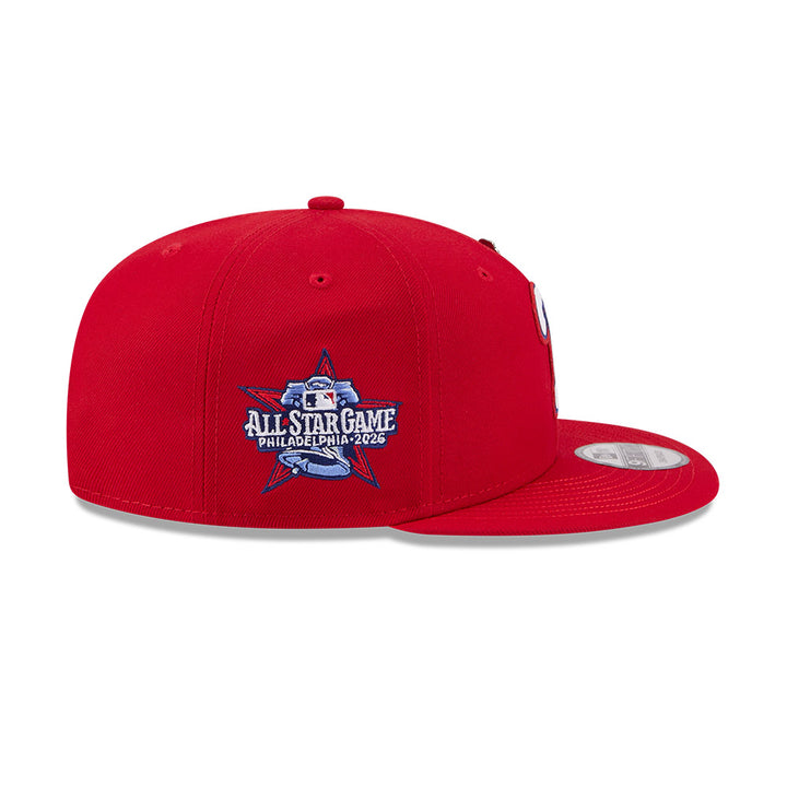 หมวกแก๊ป New Era รุ่น Philadelphia Phillies MLB All Star Game Fan Pack Visor Blue Tint Red 9Fifty Cap