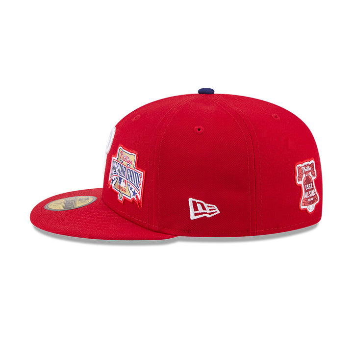 หมวกแก๊ป New Era รุ่น Philadelphia Phillies MLB All Star Game Fan Pack Visor Blue Tint Red 59Fifty Cap