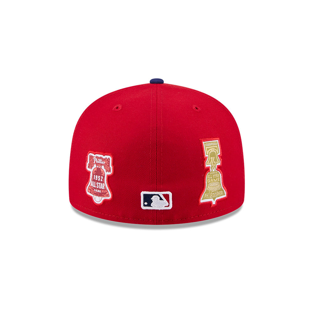 หมวกแก๊ป New Era รุ่น Philadelphia Phillies MLB All Star Game Fan Pack Visor Blue Tint Red 59Fifty Cap