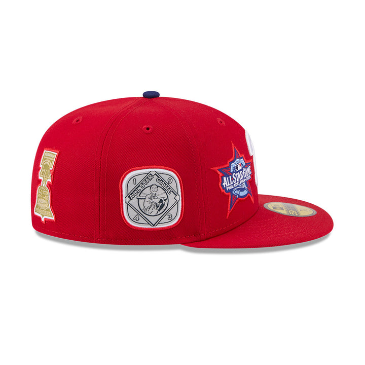 หมวกแก๊ป New Era รุ่น Philadelphia Phillies MLB All Star Game Fan Pack Visor Blue Tint Red 59Fifty Cap