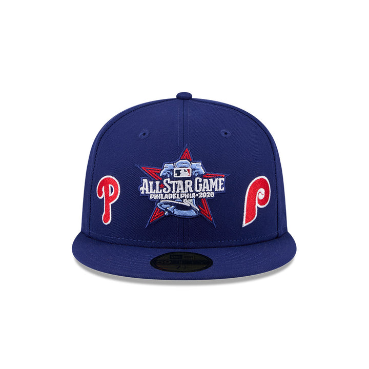 หมวกแก๊ป New Era รุ่น Philadelphia Phillies MLB All Star Game Fan Pack DK Blue 59Fifty Cap