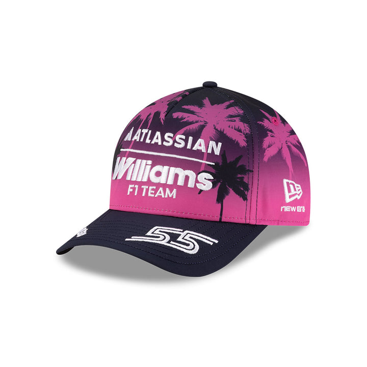 New Era หมวกรุ่น Atlassian Williams F1 Team Miami Race Purple 9Forty M-Crown A-Frame Cap
