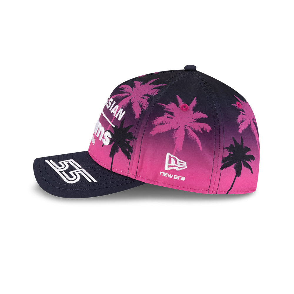 New Era หมวกรุ่น Atlassian Williams F1 Team Miami Race Purple 9Forty M-Crown A-Frame Cap