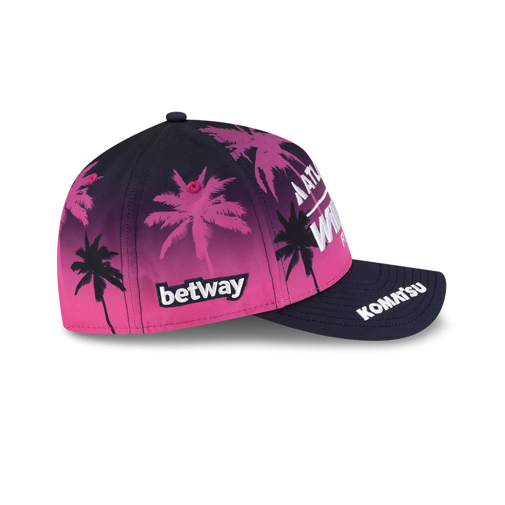 New Era หมวกรุ่น Atlassian Williams F1 Team Miami Race Purple 9Forty M-Crown A-Frame Cap