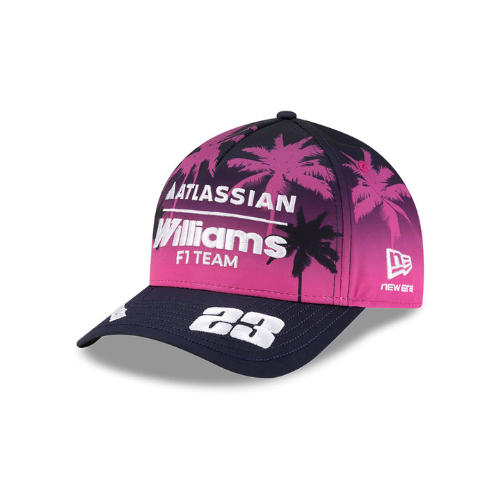New Era หมวกรุ่น Atlassian Williams F1 Team Miami Race Purple 9Forty M-Crown A-Frame Cap