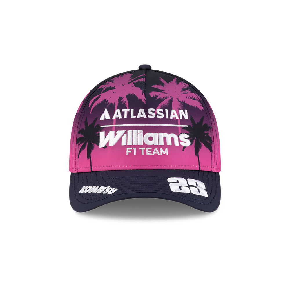 New Era หมวกรุ่น Atlassian Williams F1 Team Miami Race Purple 9Forty M-Crown A-Frame Cap