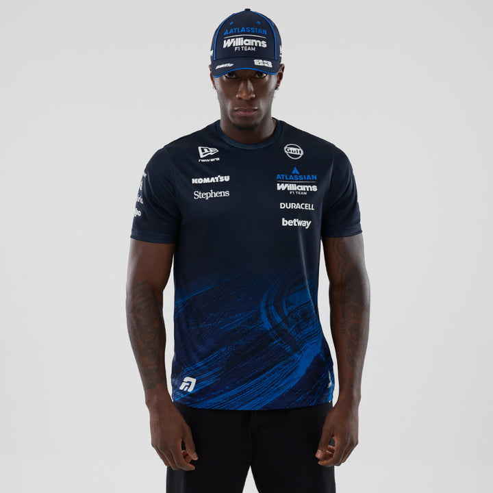 เสื้อเจอร์ซีย์ New Era รุ่น Atlassian Williams F1 Team Atlassian Williams F1 Team Navy Jersey Tee