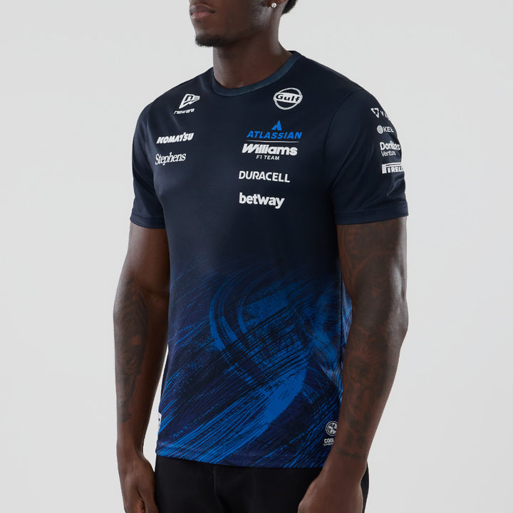 เสื้อเจอร์ซีย์ New Era รุ่น Atlassian Williams F1 Team Atlassian Williams F1 Team Navy Jersey Tee
