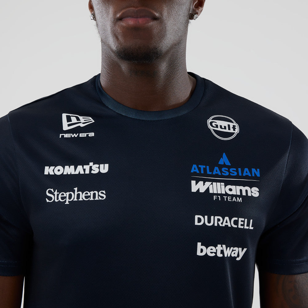 เสื้อเจอร์ซีย์ New Era รุ่น Atlassian Williams F1 Team Atlassian Williams F1 Team Navy Jersey Tee