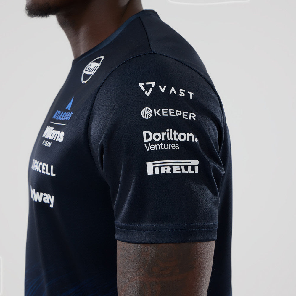 เสื้อเจอร์ซีย์ New Era รุ่น Atlassian Williams F1 Team Atlassian Williams F1 Team Navy Jersey Tee