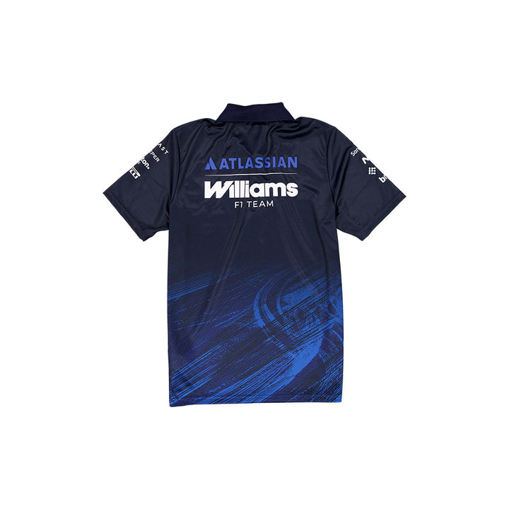 เสื้อเจอร์ซีย์โปโล New Era รุ่น Atlassian Williams F1 Team Atlassian Williams F1 Team Navy Jersey Polo