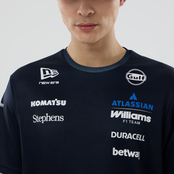 เสื้อเจอร์ซีย์ New Era รุ่น Atlassian Williams F1 Team Atlassian Williams F1 Team Navy Jersey Tee