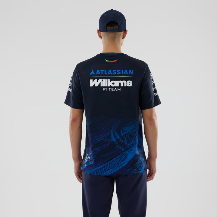 เสื้อเจอร์ซีย์ New Era รุ่น Atlassian Williams F1 Team Atlassian Williams F1 Team Navy Jersey Tee