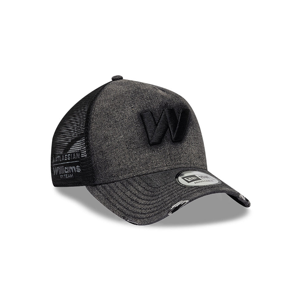 New Era หมวกรุ่น Atlassian Williams F1 Team Miami Race Black 9Forty A-Frame Trucker Cap