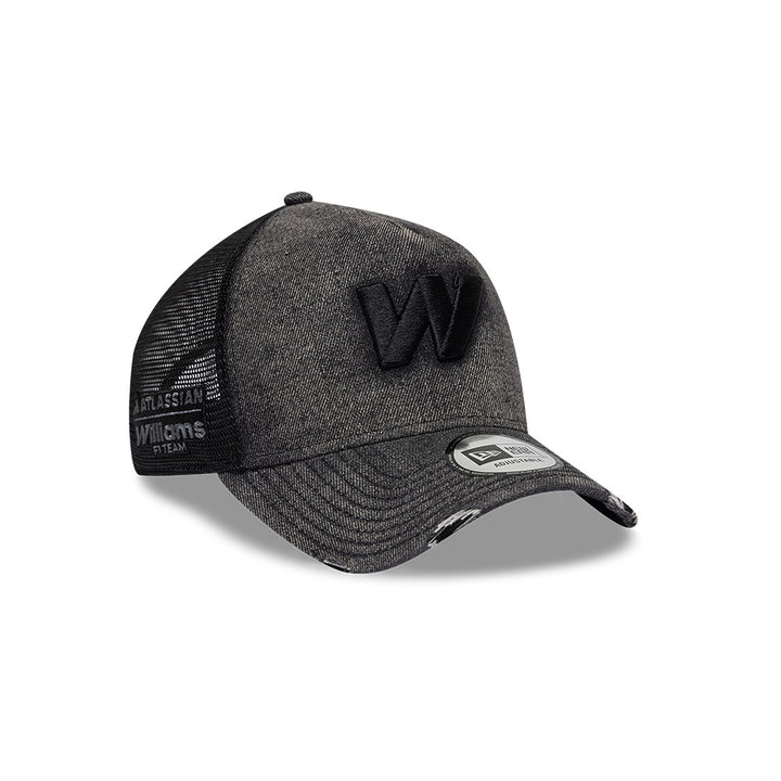 New Era หมวกรุ่น Atlassian Williams F1 Team Miami Race Black 9Forty A-Frame Trucker Cap