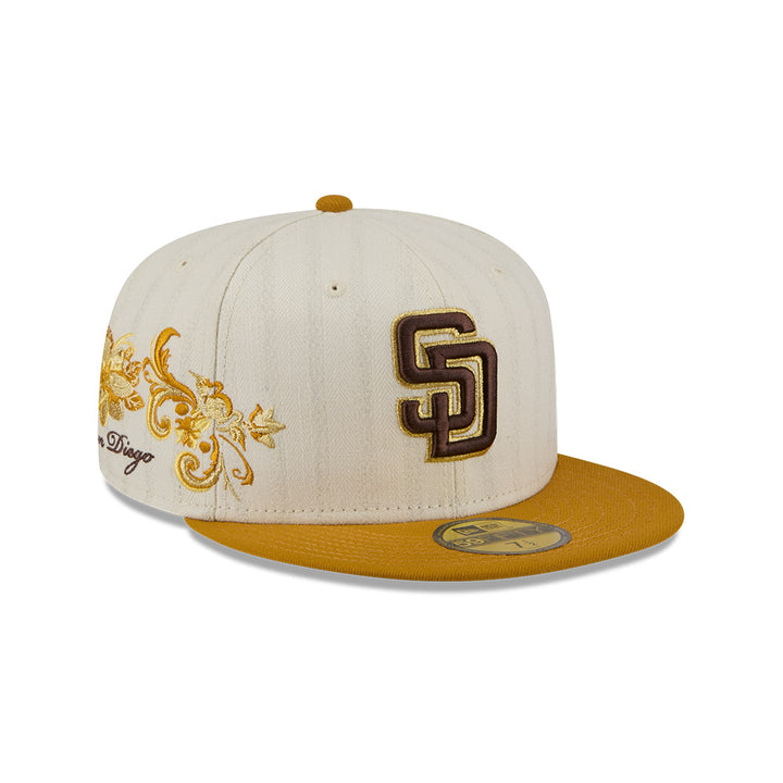 หมวกแก๊ป New Era รุ่น 59Fifty Day San Diego Padres Chrome White 59Fifty Cap