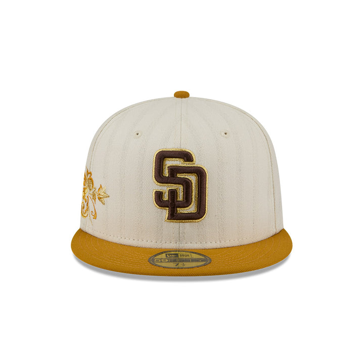 หมวกแก๊ป New Era รุ่น 59Fifty Day San Diego Padres Chrome White 59Fifty Cap