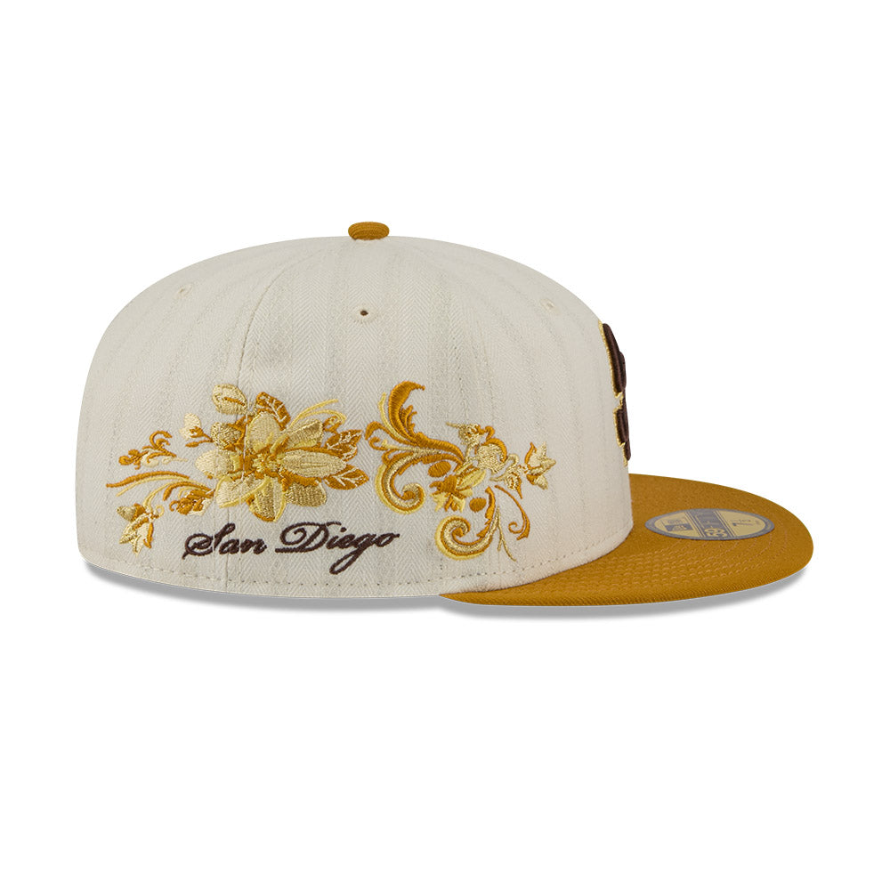 หมวกแก๊ป New Era รุ่น 59Fifty Day San Diego Padres Chrome White 59Fifty Cap