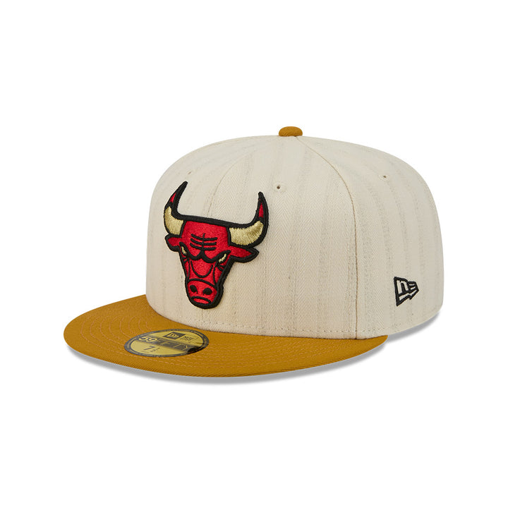 หมวกแก๊ป New Era รุ่น 59Fifty Day Chicago Bulls Chrome White 59Fifty Cap