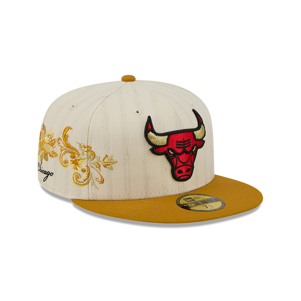 หมวกแก๊ป New Era รุ่น 59Fifty Day Chicago Bulls Chrome White 59Fifty Cap