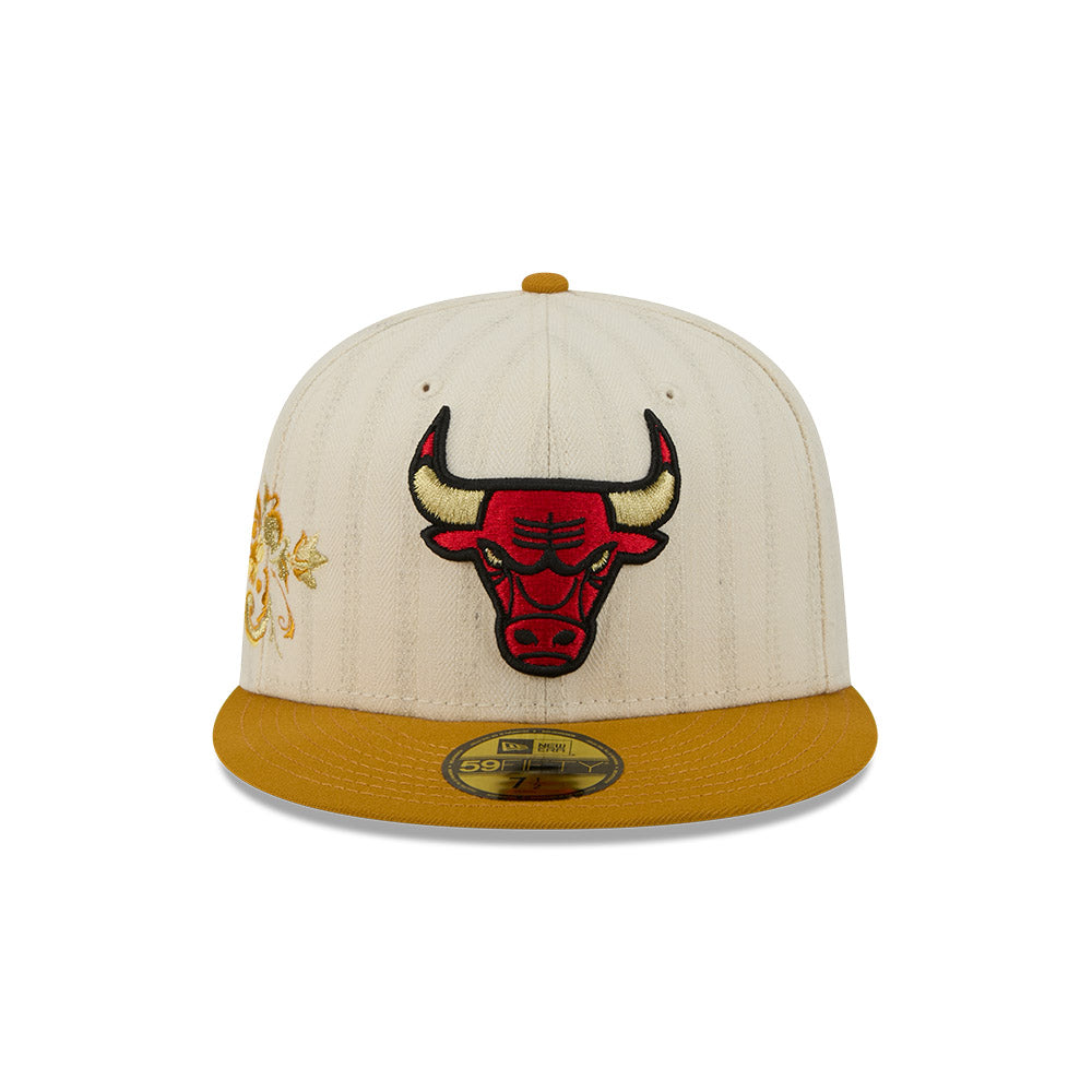 หมวกแก๊ป New Era รุ่น 59Fifty Day Chicago Bulls Chrome White 59Fifty Cap