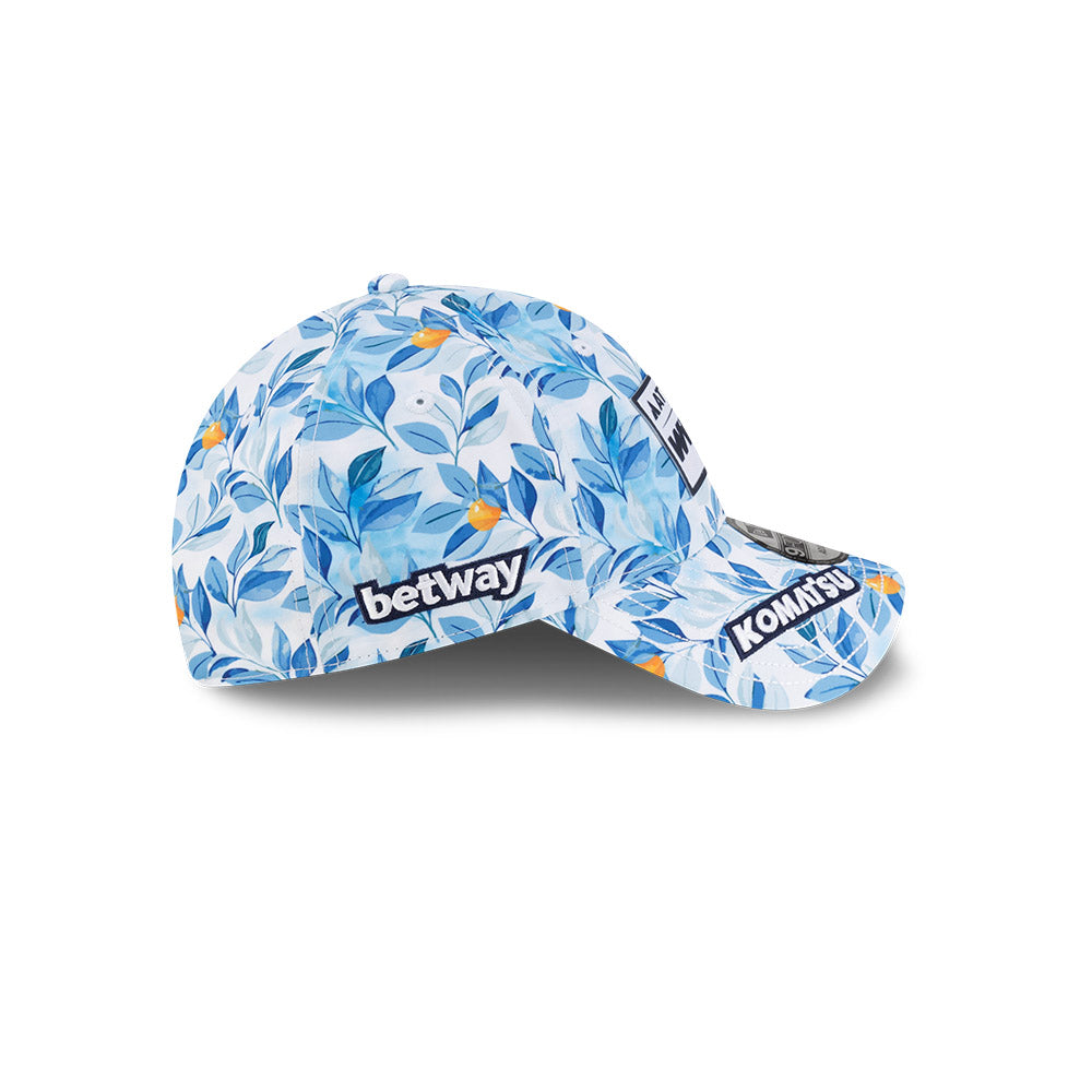 หมวกแก๊ป New Era รุ่น Atlassian Williams F1 Team Barcelona Race Specials All-Over Print White 9Forty Cap