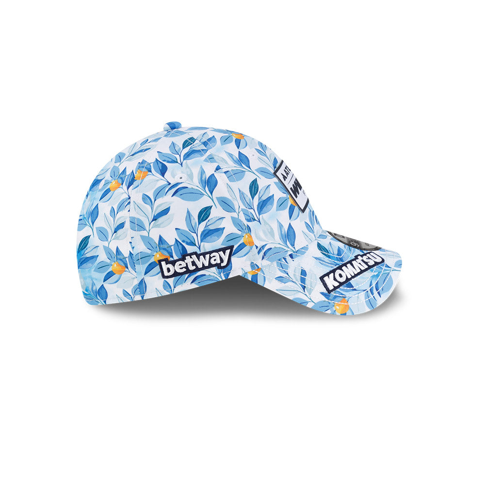 หมวกแก๊ป New Era รุ่น Atlassian Williams F1 Team Barcelona Race Specials Carlos Sainz 55 All-Over Print White 9Forty Cap