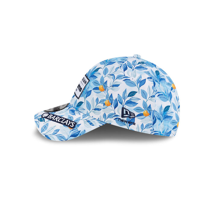 หมวกแก๊ป New Era รุ่น Atlassian Williams F1 Team Barcelona Race Specials Alex Albon 23 All-Over Print White 9Forty Cap