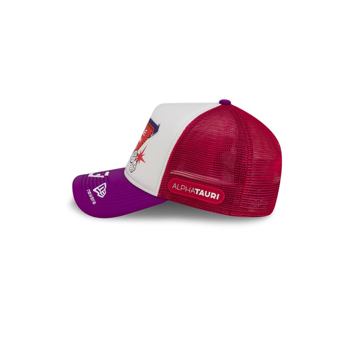หมวกแก๊ป New Era รุ่น Red Bull Racing Max Verstappen Vegas Race White Purple 9Forty A-Frame Trucker Cap